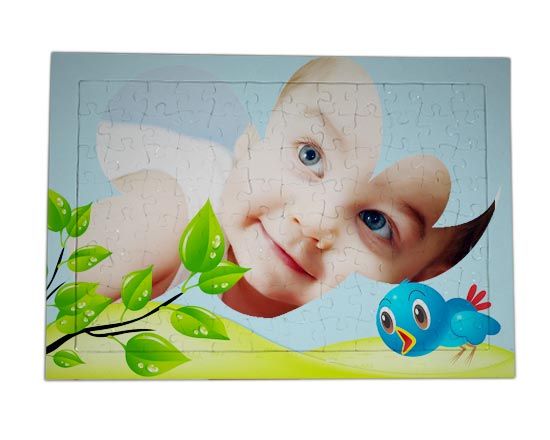 Puzzle in legno con cornice formato A4