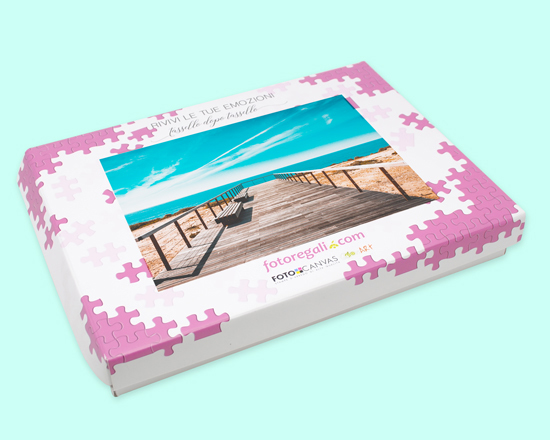 scatola regalo puzzle