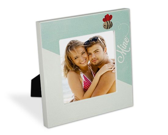 foto su cornice quadrata san valentino