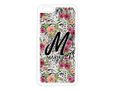 Cover silicone iPhone 6 Plus Zebrato con fiori