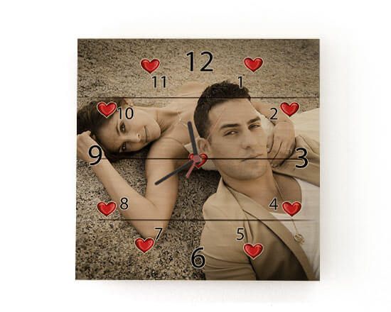 crea orologio in legno personalizzato