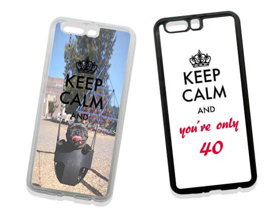 Cover in Silicone Huawei P10 Plus Keep Calm