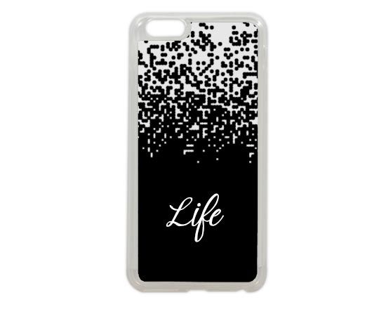 Cover iPhone 6 plus con quadretti bianchi e neri