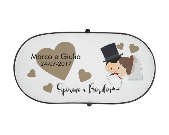 Parasole per Auto Grande sposini a bordo
