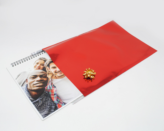 calendario personalizzato con confezione regalo