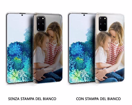 cover personalizzata con e senza stampa del bianco
