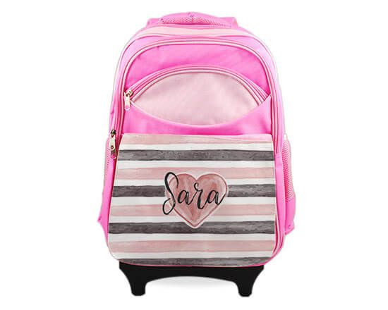 Zaino trolley Cuore rosa 