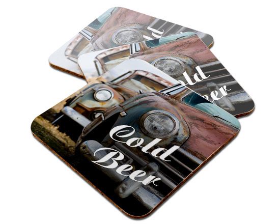 Sottobicchieri in sughero personalizzati con la stampa delle tue immagini più belle