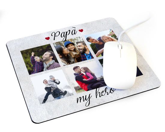 Tappetino Mouse con grafica per il papà