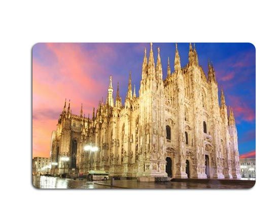 Zerbino personalizzato con foto del duomo di Milano