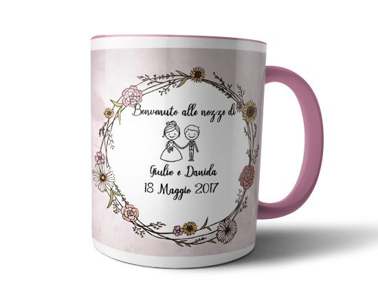 Tazza panoramica per il matrimonio