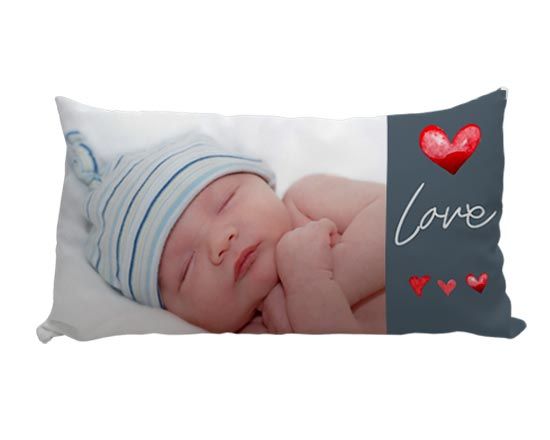 Cuscini in morbido dainetto personalizzati con foto