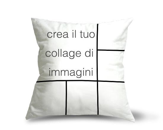 cuscino dainetto con foto collage