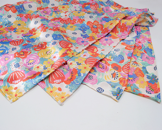 tessuti estivi per sciarpa personalizzata