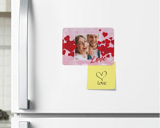 attacca al tuo frigo il puzzle personalizzato con grafica love