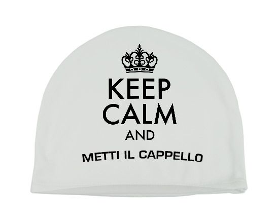 Un cappellino in pile dalla strepitosa grafica originale