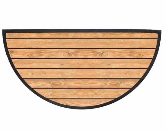 Zerbino personalizzato con grafica legno