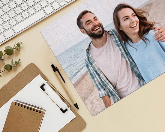 puzzle in tessuto da personalizzare in formato a3