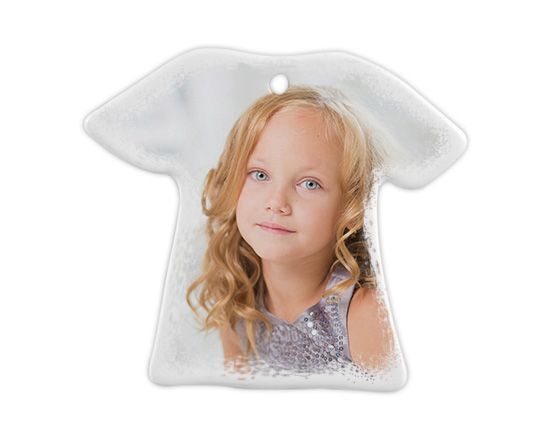 Decorazione Natalizia Ceramica Magliettina