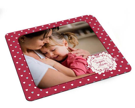 Tappetino mouse rettangolare Super mom