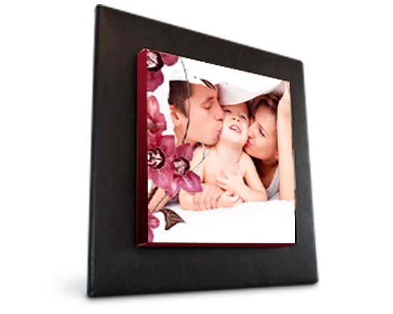 Stampa incorniciata con cornice cura e grafica di orchidee