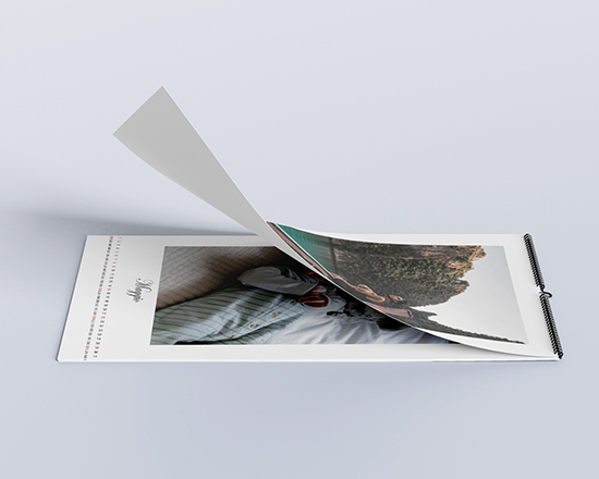 calendario personalizzato con grafica base