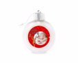 Palla di Natale con grafica Merry Christmas rossa