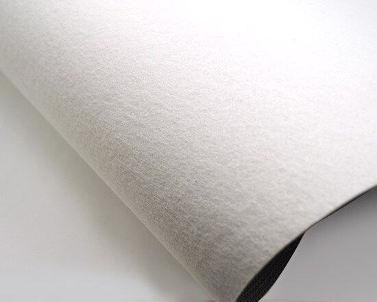 superficie in feltro per personalizzare lo zerbino promozionale