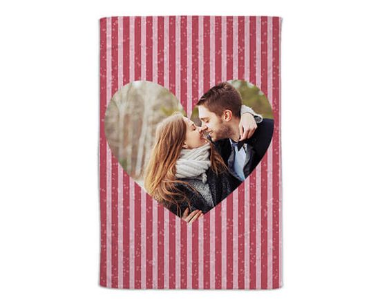 Coperta 150x100 cm personalizzata con una nostra grafica di S. valentino