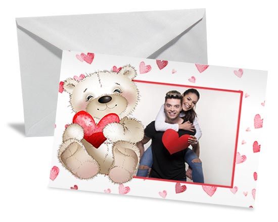 Bigliettino Auguri Sweet teddy bear