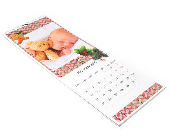 crea calendario slim con foto