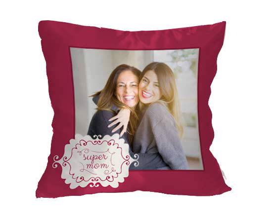 Cuscino con retro bianco