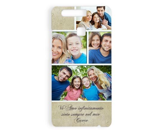 Cover Huawei P9 3D Collage grounge