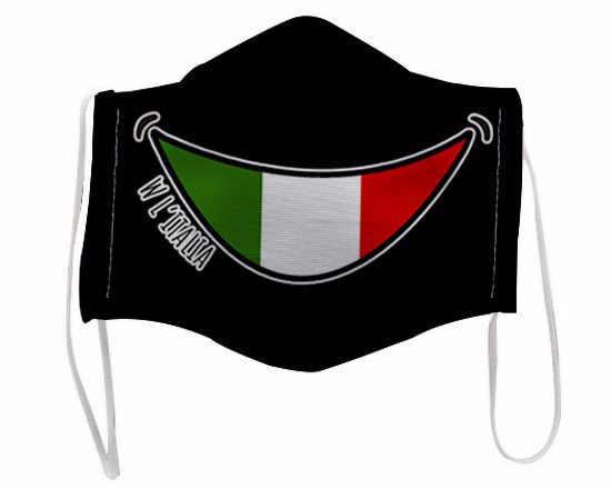 Mascherina viso Sorridi Italia