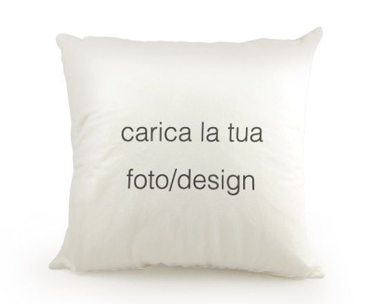 crea cuscino in microfibra personalizzato