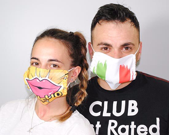 mascherina per il viso