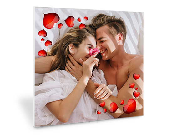 Stampa su forex grafica “Cuori” personalizzabile