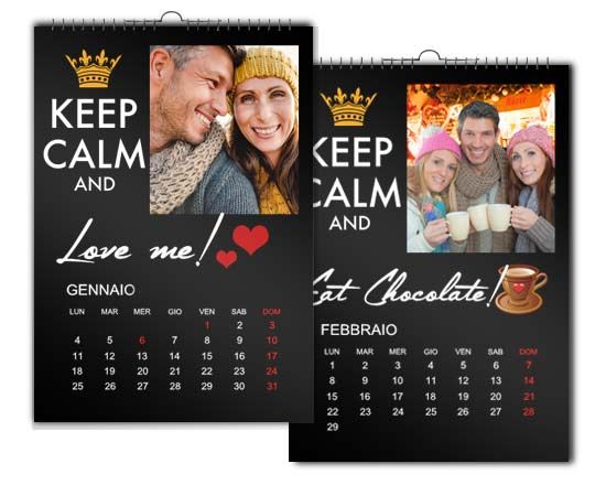 Calendario Keep Calm multipagina A3