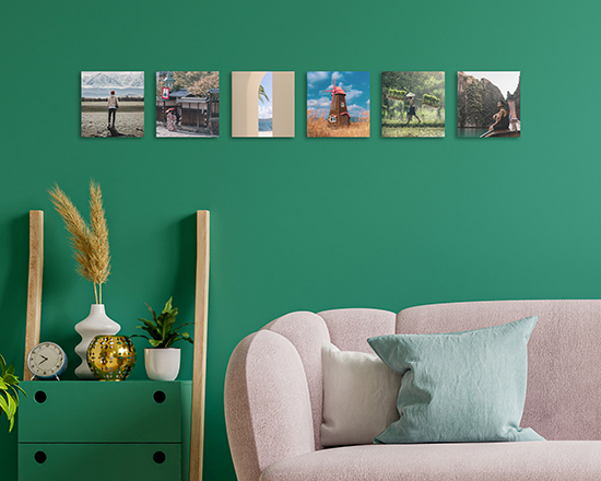 giochi geometrici di rettangoli e quadrati sulle tue pareti