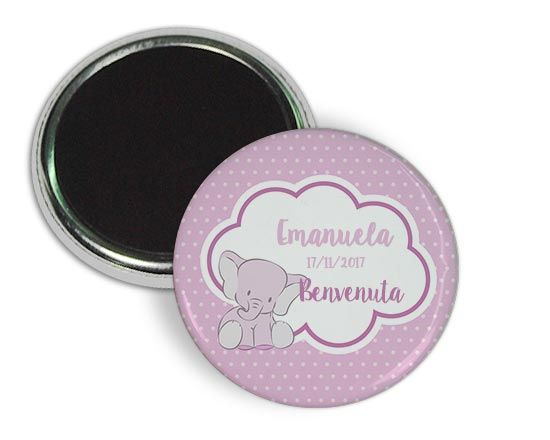 Magnete da frigo Pink elephant