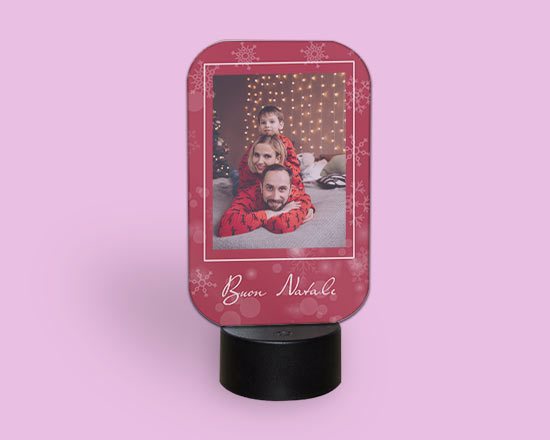 lampada led buon natale