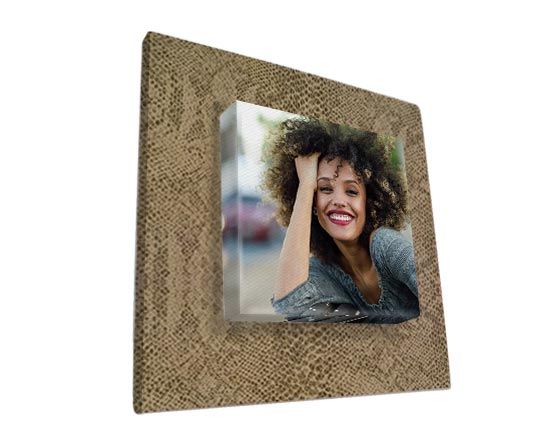 Tela fashion con pelle pitonata