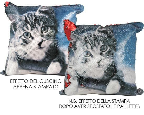 Cuscino Paillettes Personalizzato con Foto - MyDigitalPrint