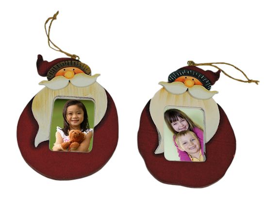 babbo natale da appendere rettangolare