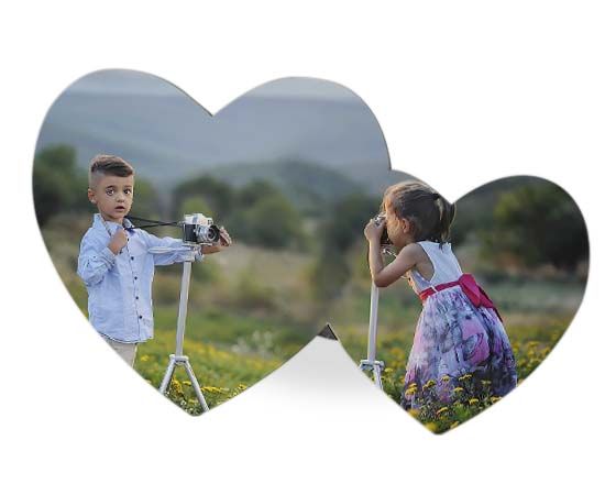 cornice foto online con cuori