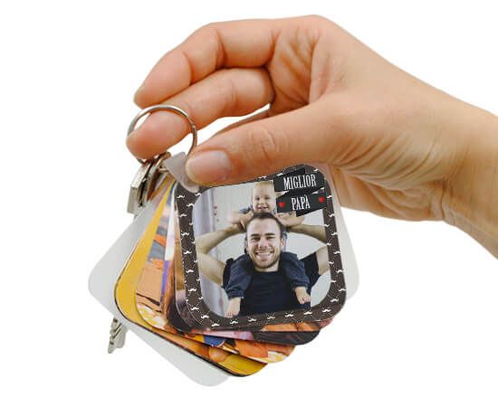 crea il tuo Portachiavi Fotolibro dedicato al tuo papà