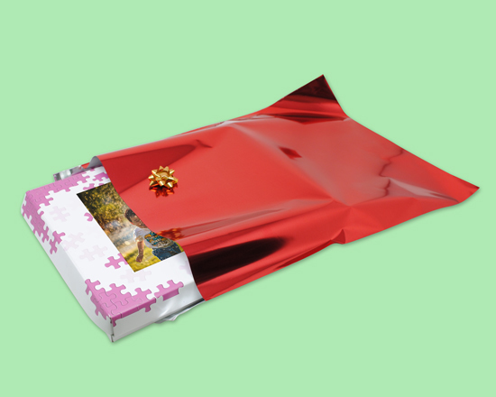 Scatola personalizzata puzzle con confezione regalo