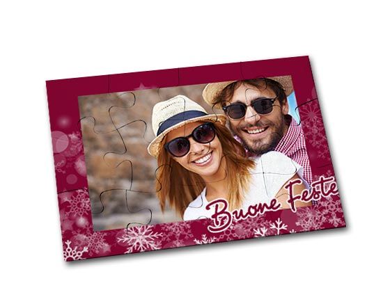 Puzzle Magnetici Rettangolari Buone feste