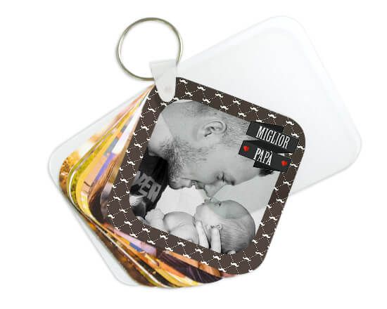 portachiavi fotolibro festa del papà