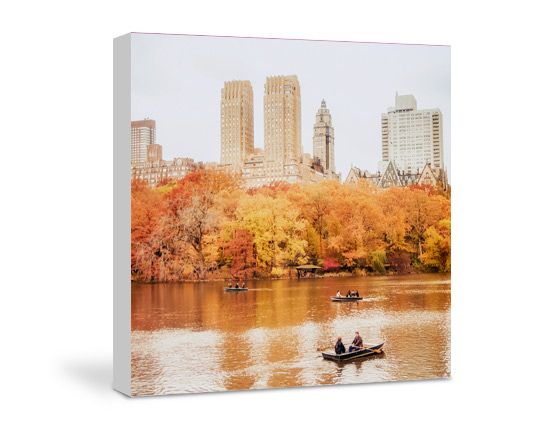 Stampa su tela di un lago